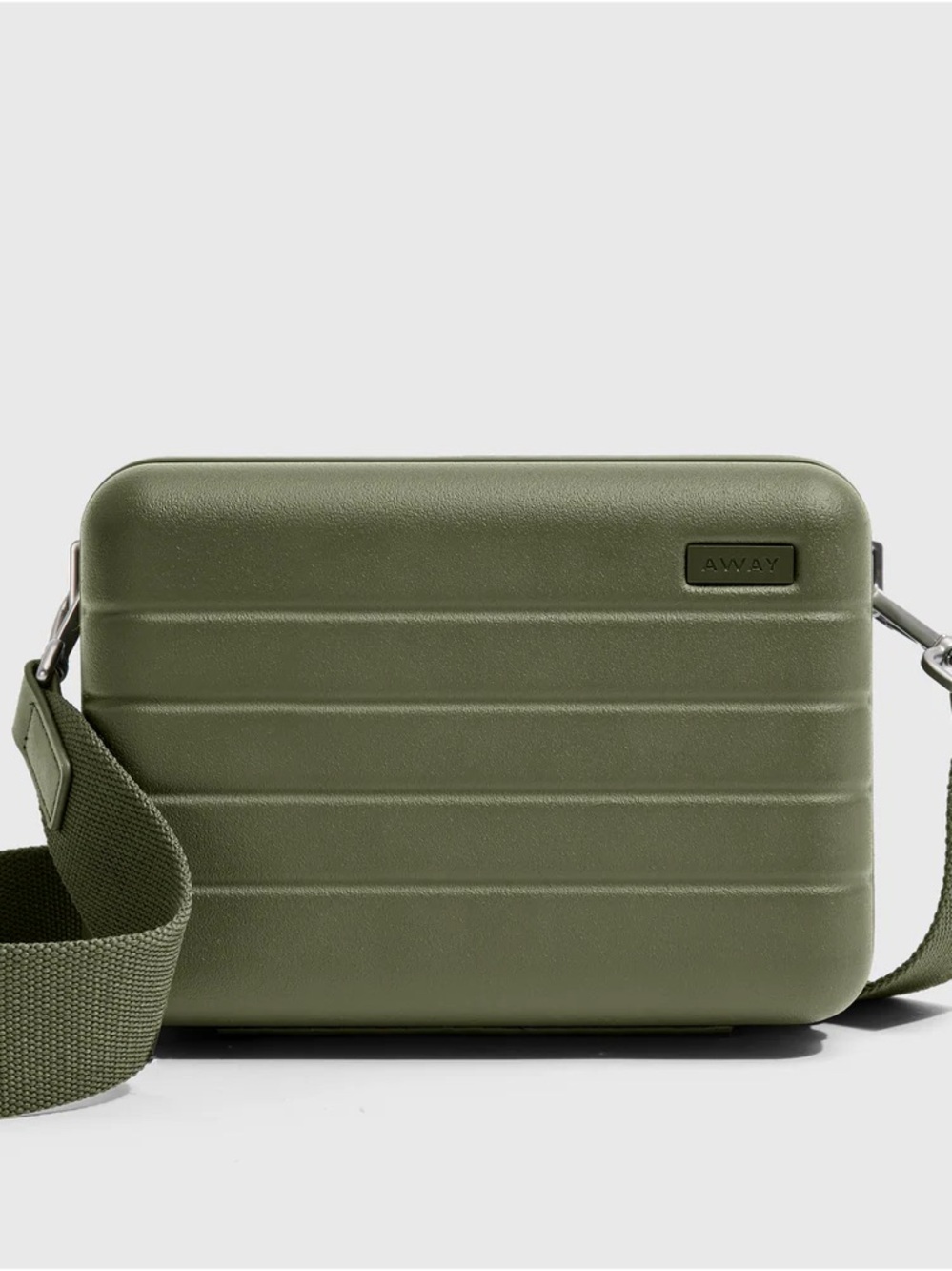 Away The Mini Crossbody Case Bag in Olive Green